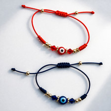 Evil Eye Bracelet Adjustable