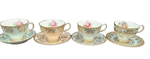 Paragon cups and saucers - 5, by