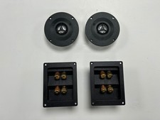 PMC FB1 Pair of original Vifa Metal Dome Tweeters & Crossovers  DECO
