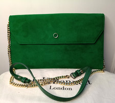 LK Bennett Dora suede clutch