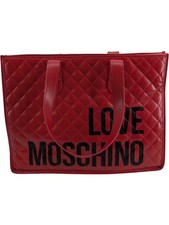 Love Moschino Quilted Red Tote
