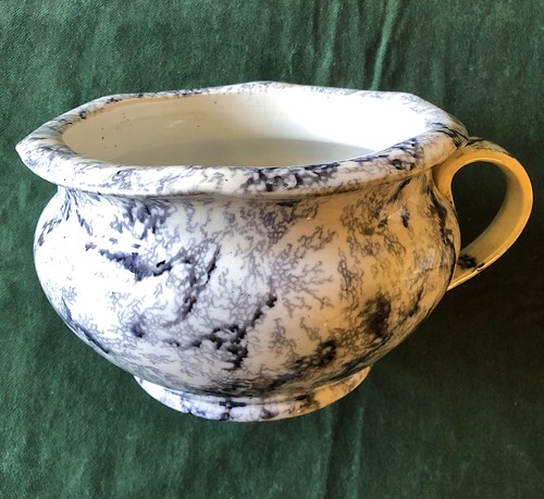 Antique blue white - blue, &