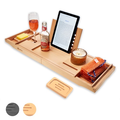 Wooden bamboo bath - bamboo, tray