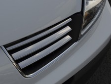 Chrome Front Grille Accent Trim Set Covers To Fit Renault Trafic (2006-14)