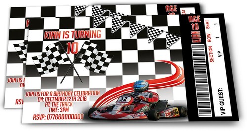Personalised karting party - personalised, go