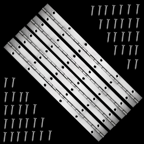 Pcs silver piano hinge - 4, 12