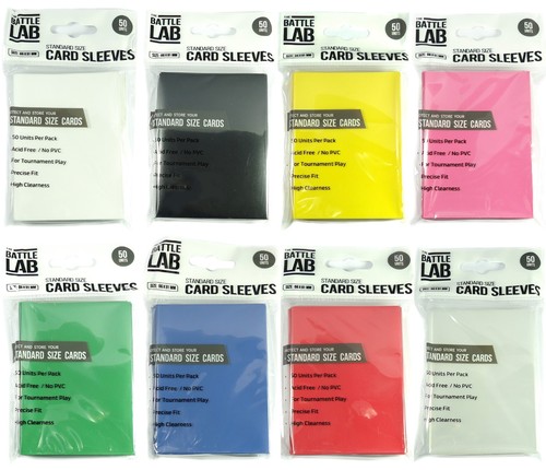 100 trading card sleeves multi - 100,