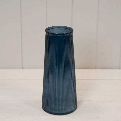 Blue glass stem bottle - stem,