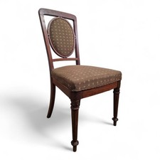 Antique Victorian Aesthetic inlaid mahogany  bedroom / hall / occasional chair