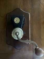 Vintage Rustic Rusted Decorative Wall Mount Faux Coffee Grinder 
