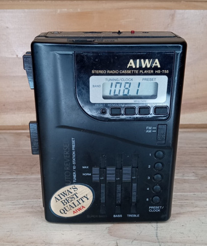 Aiwa t55 portable stereo - aiwa,