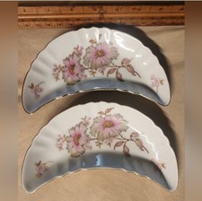 Vintage Mitterteich Bavaria Crescent Dish Set 