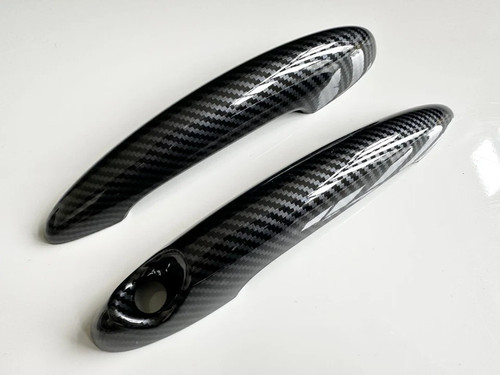 Carbon effect door handle - effect,