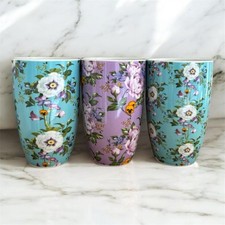 Maxwell Williams Tall Porcelain Mugs x 3 Pretty Posy - Chintz