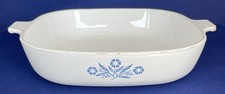 Pyrosil Corning Ware Blue Cornflower Vintage Casserole Dish No Lid