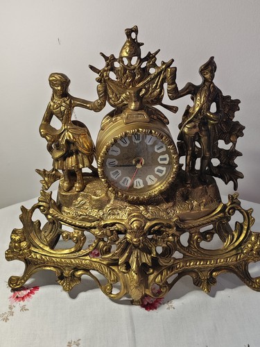 Vintage ornate gilt brass - ornate,