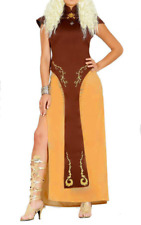 Viking Lady Queen Fancy Dress Costume New Size 10-12