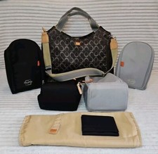 Pacapod Napier Baby Changing Plus 4 Inner Bags  Mat & Warmer VGC