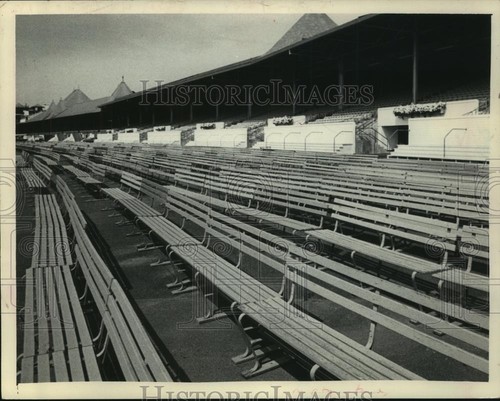1973 press photo grandstand - press,