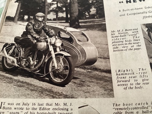 Home built diy sidecar ariel - sidecar,