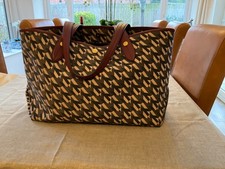 Mulberry M Monogram canvas