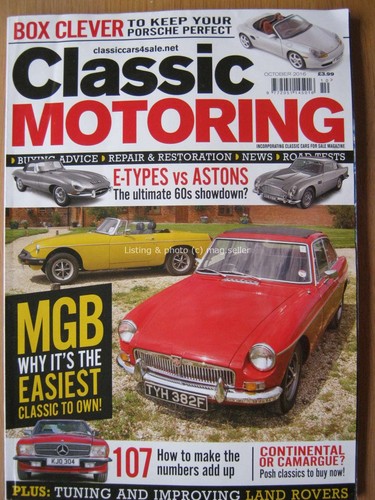 Classic motoring october 2016 - motoring,