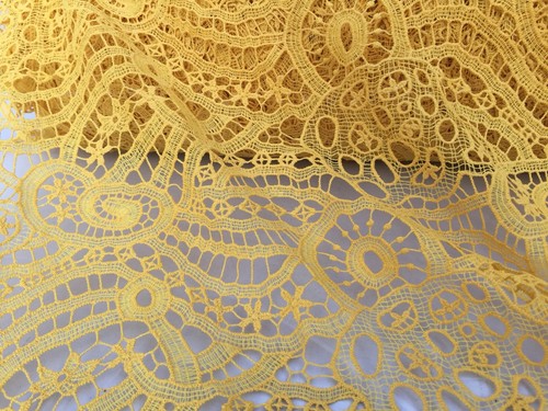 Guipure lace petula - guipure, lace,