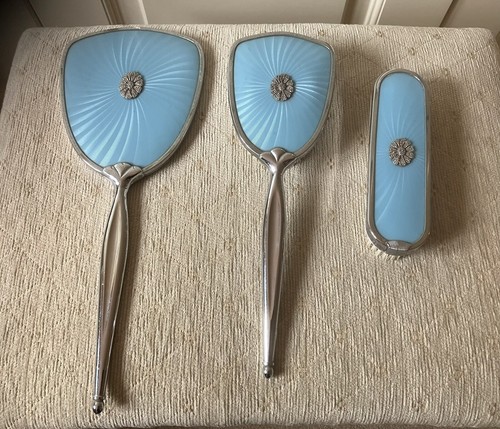 Vintage faux guilloche enamel - vintage,