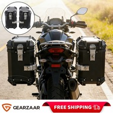 2x 38L Motorcycle Saddle Box