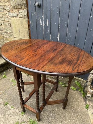 Antique oak drop leaf - oak,