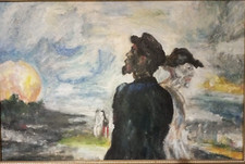 Irish Painting in the Manner of J B Yeats.