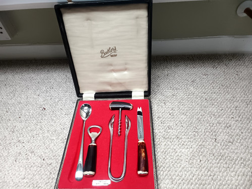 Vintage genuine stag butlers - ,