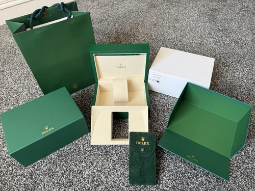 Rolex single watch box - watch, case