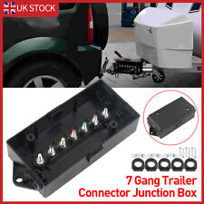 7 Gang Trailer Wire Connector Junction Box 7 Pole Cable Connection Waterproof UK