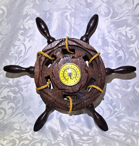 Vintage wooden ships - vintage, wheel