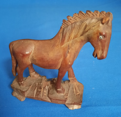 Vintage hand carved wooden - vintage,