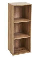 3 Cube Storage Unit Small Bookcase Wooden Storage Cabinets Book Shelf Shelves