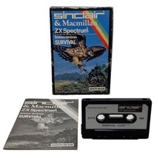 Sinclair & Macmillan ZX Spectrum Science Horizons Survival Game Cassette 48K