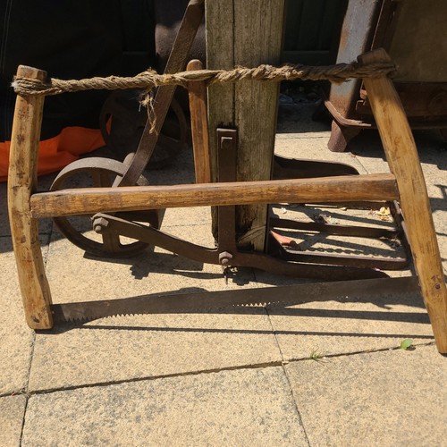 Vintage french bow - vintage, saw