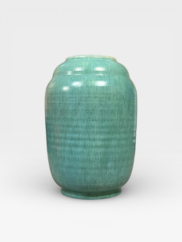 Sylvac pottery vase green - pottery,