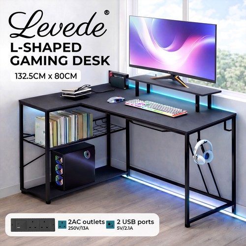 Levede gaming desk - levede, corner