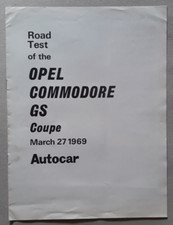 Opel Commodore GS Coupe Road