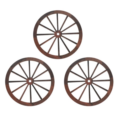 3pcs vintage wooden wagon - vintage,