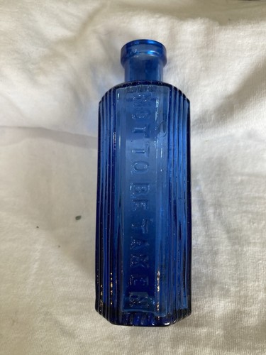 Antique cobalt blue glass - cobalt,