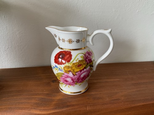 Coalport floral heirloom - floral, jug
