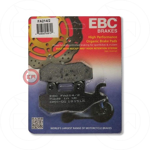 Brake pads rear organic - organic, ebc