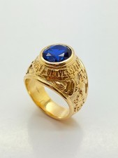 9ct Yellow Solid Gold Blue