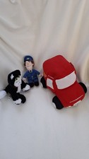 Postman Pat Plush Bundle Vintage Van Pat & Jess The Cat Soft Toys 1998 Rare 