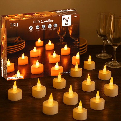 Led tea lights - lights, battery