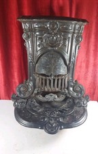 Vintage French Cast Iron Wood